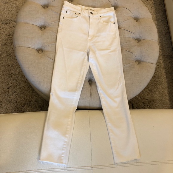 Sold Denim Forum Lola High Crop Jeans - Picture 3 of 13